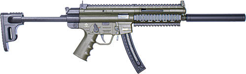 German Sport GSG-16 .22LR Modern Sporting Rifle with Retractable Stock and Threaded Barrel