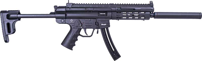 German Sport GSG-16 .22 LR Modern Sporting Rifle with Collapsible Stock and Threaded Barrel