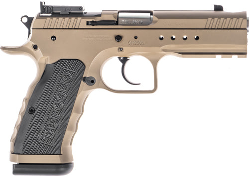 Tanfoglio Hexagon Tactical 10mm Auto Semi-Auto Pistol with Steel Frame and Optic Ready Design