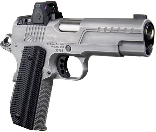 Ed Brown Products FX2SS 1911 Semi-Auto 45 ACP Pistol with Stainless Finish and RMR/SRO Optic Footprint