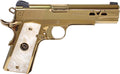 Iver Johnson Golden Eagle .45 ACP Semi-Auto Pistol with Polished PVD Finish and Two Magazines