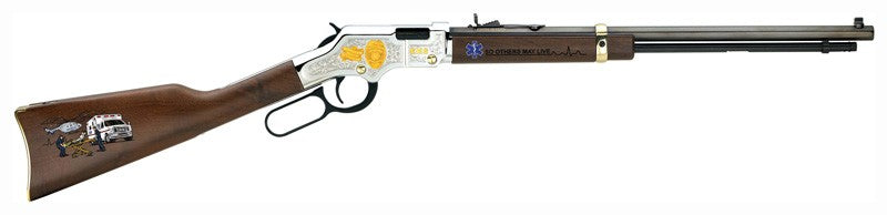Henry H4 EMS Tribute Edition Lever Action Rifle - .22 LR with Walnut Stock