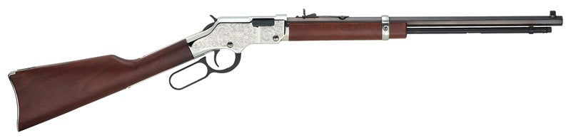 Henry H4 Silver Eagle .17 HMR Lever Action Sporting Rifle with Octagon Barrel