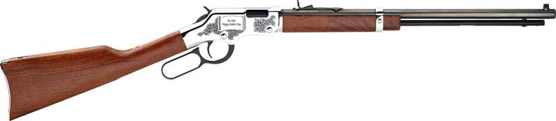 Henry H4 GoldenBoy Silver .22 LR Sporting Rifle with Octagon Barrel - Father’s Day Edition