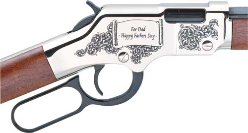 Henry H4 GoldenBoy Silver .22 LR Sporting Rifle with Octagon Barrel - Father’s Day Edition