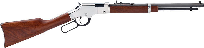 Henry H4 GoldenBoy Silver .22 LR Lever-Action Sport Rifle with Walnut Stock and Octagon Barrel