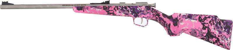 Henry H5 Mini Bolt Youth .22 LR Sporting Rifle with Camouflage Stock and Stainless Finish
