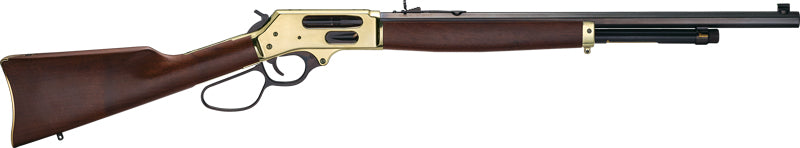 Henry H10 Brass Side Gate Sporting Rifle - 45-70 Government with Walnut Stock and Brass Finish