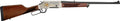Henry H14 Long Ranger Antelope Sporting Rifle in .243 Winchester with Walnut Stock and Gold Inlay