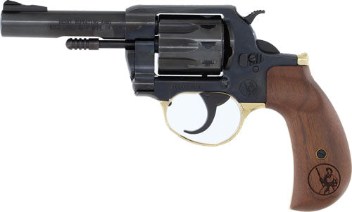 Henry H16 GoldenBoy Revolver - .22 Long Rifle with Blue Finish and Wood Grips