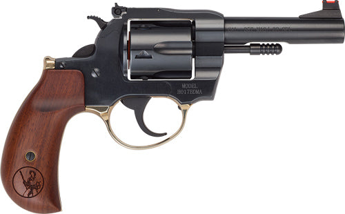 Henry H17 Big Boy Deadeye .357 Magnum / .38 Special Revolver with Blued Finish and Wooden Grips