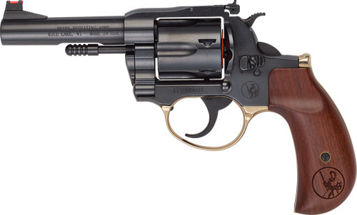 Henry H17 Big Boy Deadeye .357 Magnum / .38 Special Revolver with Blued Finish and Wooden Grips