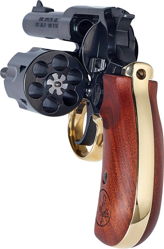Henry H17 Big Boy Revolver in .357 Magnum / .38 Special with Blued Barrel and Wooden Grips