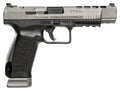 Canik Tp9Sfx 9mm Pistol FS with 5.2-Inch Barrel and 20-Round Capacity and Tungsten Finish