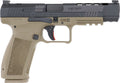 Canik METE SFX 9mm Semi-Auto Pistol with 5.2-Inch Barrel and Flat Dark Earth Finish