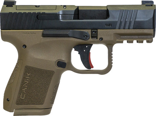 Canik METE MC9 Cali 9mm Semi-Auto Pistol with 3.18-Inch Barrel and 10-Round Capacity and Flat Dark Earth Finish