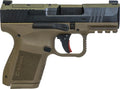 Canik METE MC9 Cali 9mm Semi-Auto Pistol with 3.18-Inch Barrel and 10-Round Capacity and Flat Dark Earth Finish