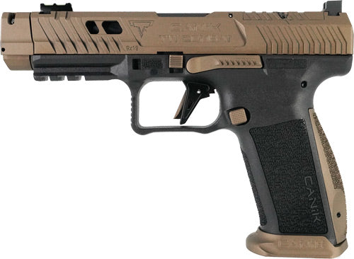 Canik TTI Combat 9mm Semi-Auto Pistol with 4.6-Inch Barrel and 18-Round Capacity and Black Finish