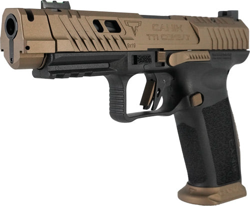 Canik TTI Combat 9mm Semi-Auto Pistol with 4.6-Inch Barrel and 18-Round Capacity and Black Finish