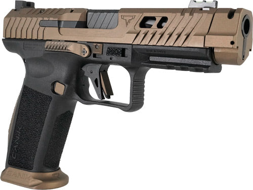 Canik TTI Combat 9mm Semi-Auto Pistol with 4.6-Inch Barrel and 18-Round Capacity and Black Finish