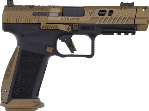 Canik TTI Combat 9mm Semi-Auto Pistol with 4.6-Inch Barrel and 10-Round Capacity and Black Finish