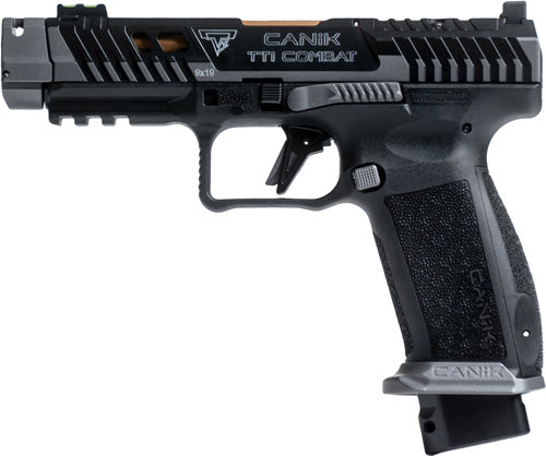 Canik TTI Combat 9mm Semi-Auto Pistol with 4.6-Inch Barrel and 10-Round Capacity