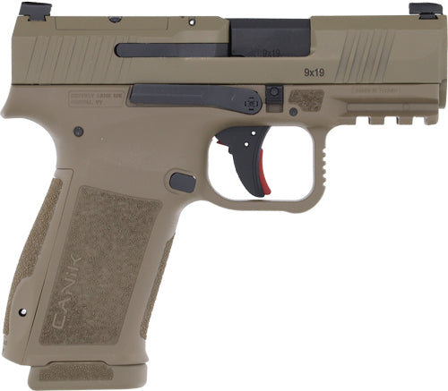Canik METE Mc9L 9mm Semi-Auto Pistol with 3.18-Inch Barrel and 17-Round Capacity and Flat Dark Earth Finish