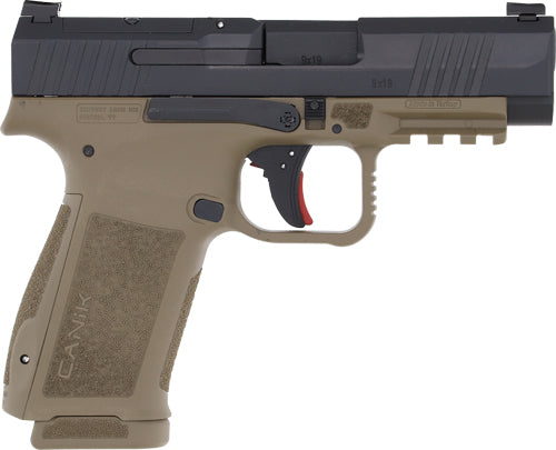 Canik METE Mc9Ls 9mm Semi-Auto Pistol with 3.68-Inch Barrel and Flat Dark Earth Finish