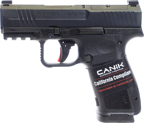 Canik METE MC9 L Cali 9mm Semi-Auto Pistol with 3.18-Inch Barrel and 10-Round Capacity and Black Finish