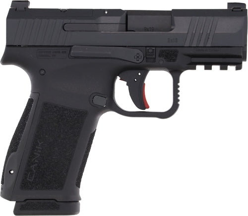 Canik METE Mc9L 9mm Semi-Auto Pistol with 3.18-Inch Barrel and 10-Round Capacity and Black Finish