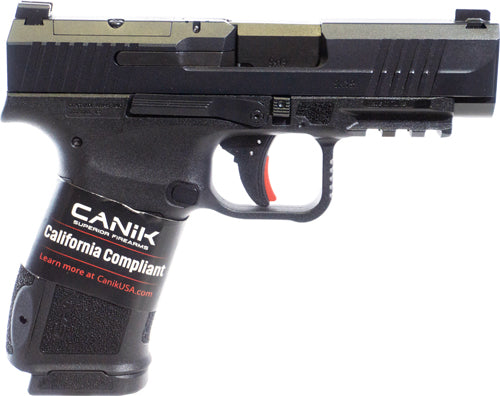 Canik METE MC9 Ls Cali 9mm Semi-Auto Pistol with 3.63-Inch Barrel and 10-Round Capacity and Black Finish