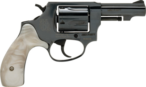 Heritage Roscoe .38 Special 3-Inch Revolver with Pearl Grips and Fixed Sights