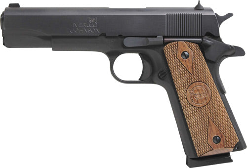 Iver Johnson 1911A138 38 Super Semi-Auto Pistol with 5-Inch Barrel and Wood Grips