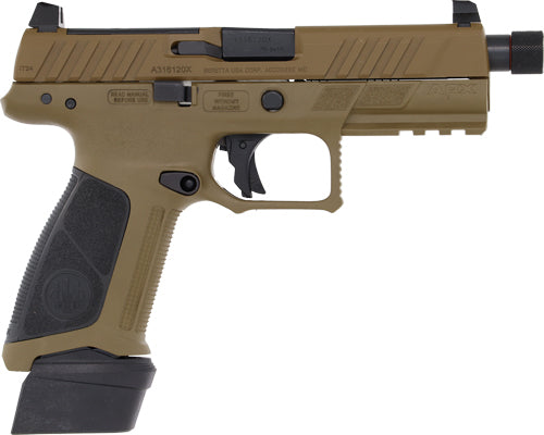 Beretta APX A1 FS 9mm 4.8-inch Semi-Auto Pistol with Flat Dark Earth Finish and Three Magazines