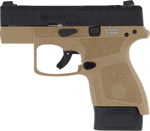 Beretta APX A1 Carry 9mm, 3-Inch Flat Dark Earth Semi-Auto Pistol with Optics Ready Slide