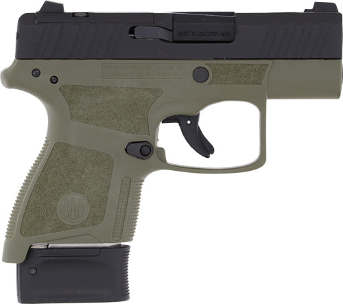 Beretta APX A1 Carry 9mm Semi-Auto Pistol with 3-Inch Barrel and Green Finish