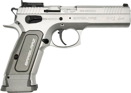 SAR USA K-12 Sport Pistol 9mm with Stainless Finish and Adjustable Sights