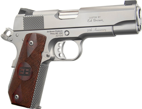 Ed Brown Products Kobra Carry 25th Anniversary Stainless Semi-Auto Pistol with 4.25-inch Barrel