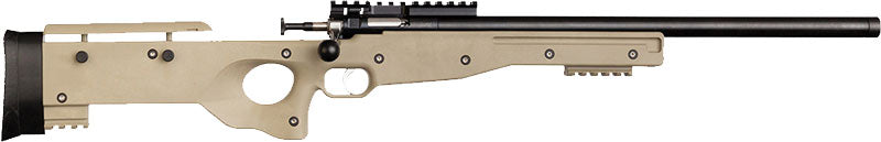 Crickett Precision Rifle 22LR with Flat Dark Earth Synthetic Stock and 16.5-inch Threaded Barrel