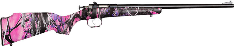 Crickett Rifle G2 .22LR with Muddy Girl Camo Stock and Blued Finish