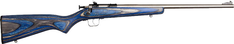 Crickett G2 .22 Long Rifle Sporting Rifle with Blue Laminate Stock and Stainless Steel Finish