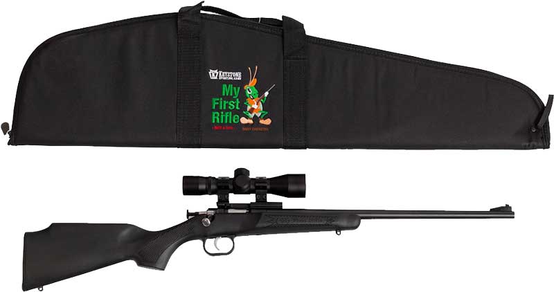 Crickett KSA2240BSC Youth .22LR Sporting Rifle with Scope Base and Soft Case
