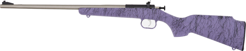 Crickett G2 22LR Sporting Rifle in Purple - Bolt Action Youth Rifle with Stainless Finish