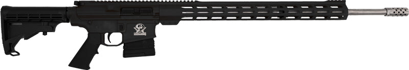 Great Lakes Firearms & Ammo GL10243SS BLK AR10 Rifle in .243 Win – Semi-Automatic Modern Sporting Rifle with Synthetic Stock
