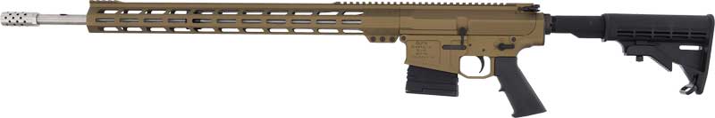 Great Lakes Firearms & Ammo GL10243SS BRZ AR-10 Rifle in .243 Win with Synthetic Stock