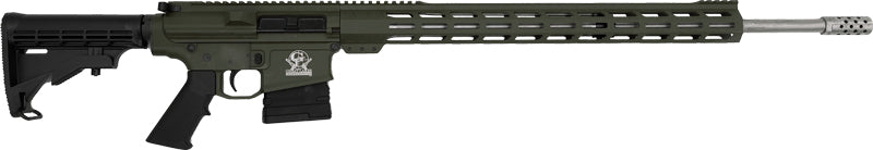 Great Lakes Firearms & Ammo GL10243SS ODG AR10 Rifle in .243 Win with Black Synthetic Stock