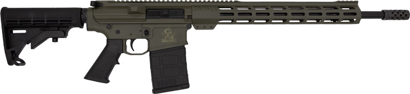 Great Lakes Firearms & Ammo GL10308 ODG AR-10 Rifle 308 Win 18-Inch with Synthetic Stock and Bi-Tone Finish