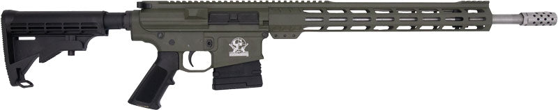 Great Lakes Firearms & Ammo GL10308SS ODG AR10 Rifle 308 Win - Modern Sporting Rifle with Bi-Tone Finish and Synthetic Stock