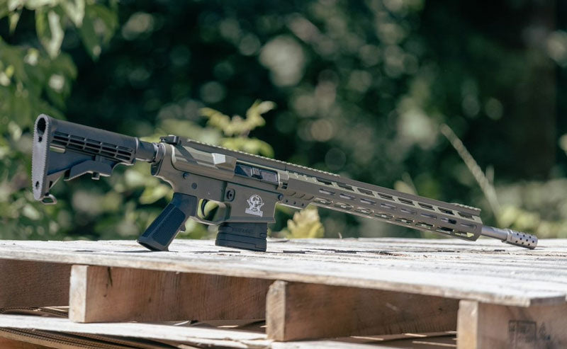 Great Lakes Firearms & Ammo GL10308SS ODG AR10 Rifle 308 Win - Modern Sporting Rifle with Bi-Tone Finish and Synthetic Stock