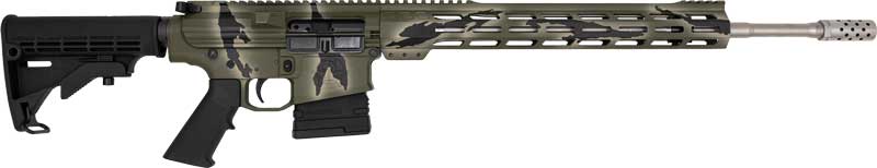 Great Lakes Firearms & Ammo GL1065SS P-GRN 6.5 Creedmoor Semi-Automatic Rifle with 20-Inch Barrel